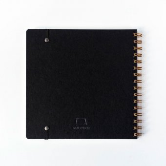 Скетчбук Малевичъ для акварели "Black wood", Torchon, 250 г/м, 21х21, 25л