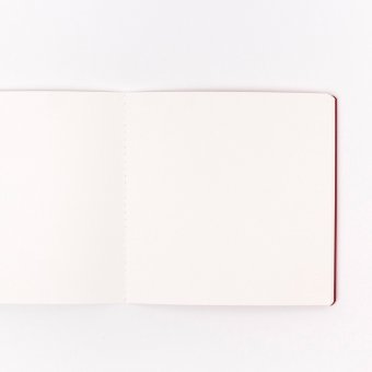 Скетчбук Малевичъ для акварели Waterfall "Nature", мелкая фактура, бордовый, 200 г/м, 19х19, 20л