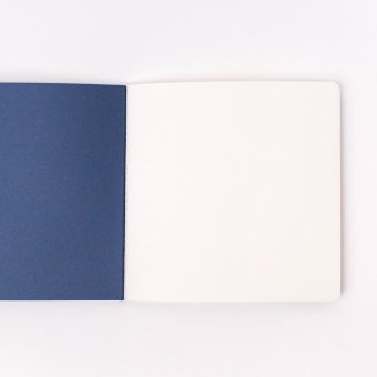 Скетчбук Малевичъ для акварели Waterfall "Nature", мелкая фактура, синий, 200 г/м, 19х19, 20л
