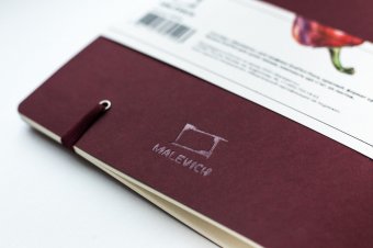 Скетчбук Малевичъ для графики "Graf'Art", красный, 150 г/м, 19х19, 20л