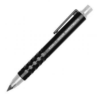 Карандаш цанговый для графита, мела, пастели 5,6 мм KOH-I-NOOR, точилка 5306CN5005KK