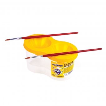 Стакан-непроливайка ЮНЛАНДИЯ, двойной 2*150 мл 191313