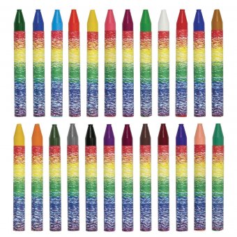 Восковые мелки ЛУЧ "Фантазия" 24 цвета на масляной основе 25С1521-08