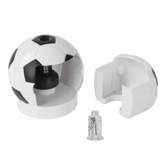 Точилка электрическая BRAUBERG "Football", питание от 4 батареек АА, доп сменное лезвие 228427