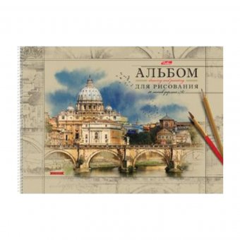 Альбом для рисования HATBER, "Европа" 290х420 мм, А3, 40 листов 40А3Всп 16355, A246344