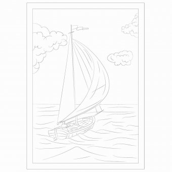Папка для акварели BRAUBERG ART А4, 10 листов с эскизом, 210х297 мм 111071