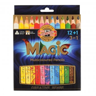 Карандаши с многоцветным грифелем KOH-I-NOOR "Magic" 13 штук грифель 5,6 мм 3408013001KS