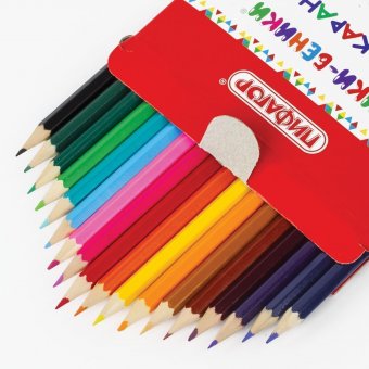 Карандаши цветные ПИФАГОР "ЭНИКИ-БЕНИКИ" 18 цветов 181347