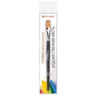 Кисть художественная профессиональная BRAUBERG ART "CLASSIC" синтетика мягкая № 14 200702