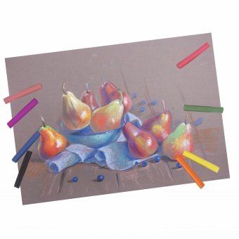 Пастель сухая художественная BRAUBERG ART "DEBUT", 18 цветов 181460