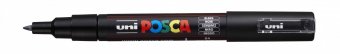 Маркер POSCA PC-1M, чёрный, 0.7 мм, пулевидный наконечник