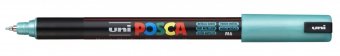 Маркер POSCA PC-1MR, зеленый металлик, 0.7 мм, игольчатый наконечник