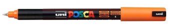 Маркер POSCA PC-1MR, оранжевый, 0.7 мм, игольчатый наконечник