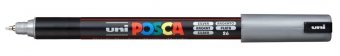 Маркер POSCA PC-1MR, серебряный, 0.7 мм, игольчатый наконечник