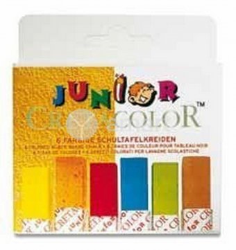 Цветной школьный мел CretacoloR для доски 6 цветов