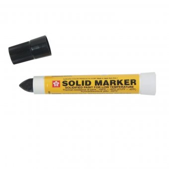 Маркер-краска Sakura Solid на твердой основе для низких температур Черный 13мм