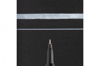 Маркер Pen-Touch супертонкий стержень 0,7 мм белый