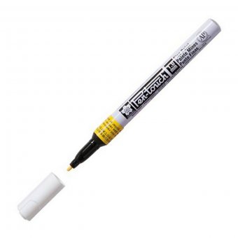 Маркер Pen-Touch тонкий стержень 1,0 мм желтый флуоресцентный