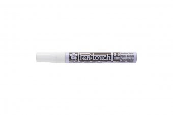 Маркер Pen-Touch тонкий стержень 2,0 мм белый