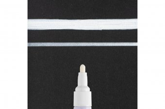 Маркер Pen-Touch тонкий стержень 2,0 мм белый
