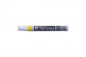 Маркер Pen-Touch тонкий стержень 2,0 мм желтый флуоресцентный