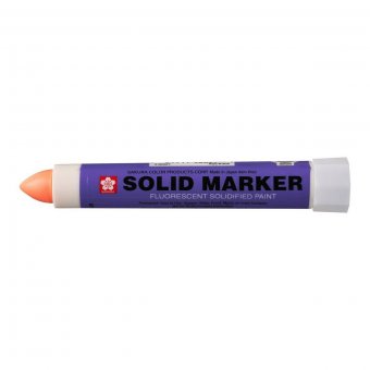 Маркер Solid 13 мм оранжевый флуоресцентный на твердой основе для высоких температур