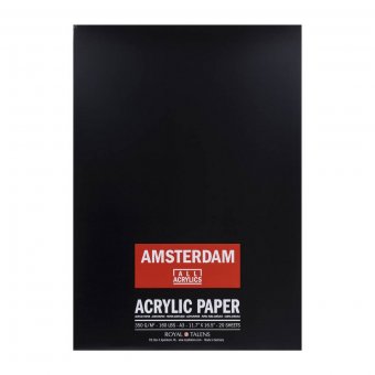 Бумага для акрила Amsterdam А3 370 гр/квм, 20 листов