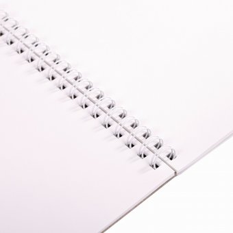 Скетчбук, рисовальная бумага 300 г/м2, 195х300 мм, 20 л., гребень, SoftTouch, брайль, "Трамвай", 97323