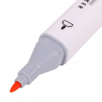 Маркеры для скетчинга двусторонние BRAUBERG ART DEBUT "WHITE", НАБОР 12 шт., телесные цвета, 152137