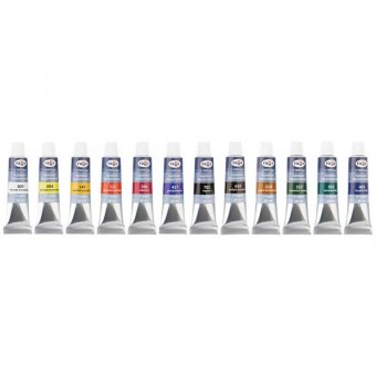 Краски акриловые художественные ГАММА "Студия", 12 цветов, туба 18 мл, картонная упаковка, 160320211