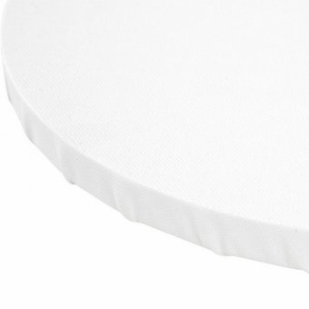 Холсты на подрамнике 4 шт., круглые 20, 30, 40, 50 см, грунтованные, 380 г/м2, 100% хлопок, BRAUBERG ART, 1923