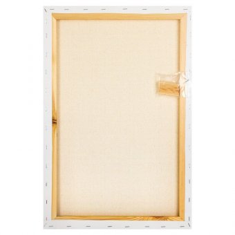 Холст на подрамнике BRAUBERG ART DEBUT, 40х60см, 280 г/м2, грунт, 100% хлопок, мелкое зерно, 191644