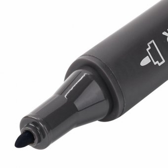 Маркер для скетчинга двусторонний 1 мм - 6 мм BRAUBERG ART CLASSIC, ХОЛОДНЫЙ СЕРЫЙ 4 (CGII04), 151832