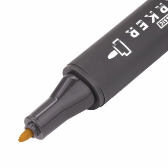 Маркер для скетчинга двусторонний 1 мм - 6 мм BRAUBERG ART CLASSIC, ЖЕЛТЫЙ ПОДСОЛНУХ (Y216), 151805