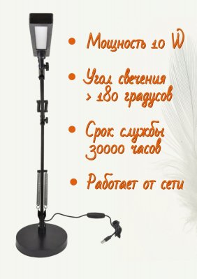 Стол для художников и дизайнеров и светодиодная настольная лампа SoulArt 