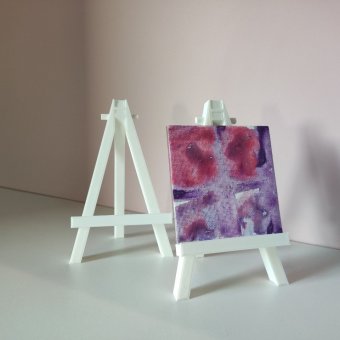 Подарочный набор SoulArt  Мини Мольберт 2 шт и Мини Холст 4 шт