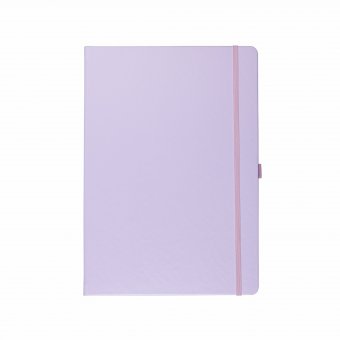 Блокнот для зарисовок Sketchmarker 140 г/кв.м 21х29.7см 80л твердая обложка, фиолетовый пастельный