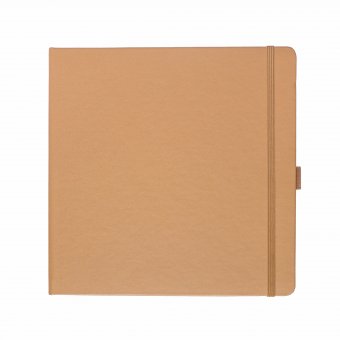 Блокнот для зарисовок Sketchmarker 140 г/кв.м 20х20cм 80л твердая обложка, капучино