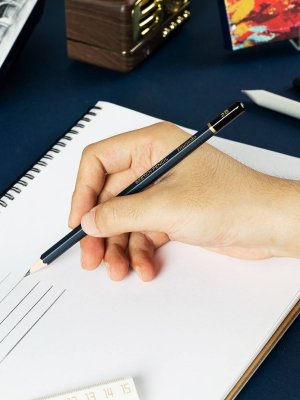 Набор для скетчинга Finenolo карандаши, ластики, аксессуары 27 предметов в пенале-свитке
