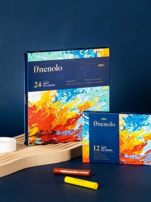 Набор масляной пастели Finenolo 24 цвета в картонной упаковке