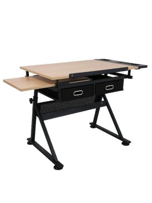 Стол для художественных и чертежных работ SoulArt деревянная столешница