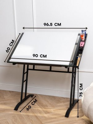 Стол для чертежных и художественных работ SoulArt регулировка столешницы