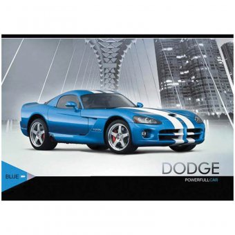 Альбом для рисования 40л. А4 на скрепке "Авто. Powerful car", блок 100 г/м.кв.