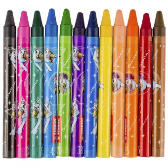 Карандаши восковые Stabilo "Swano" 12 цветов