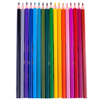 Карандаши цветные пластиковые Bic "Evolution" 18 цветов, упаковка европодвес