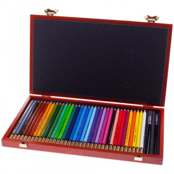 Карандаши акварельные Koh-I-Noor Mondeluz 36 цветов, деревянная коробка