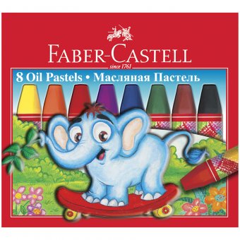 Пастель масляная Faber-Castell 8 цветов