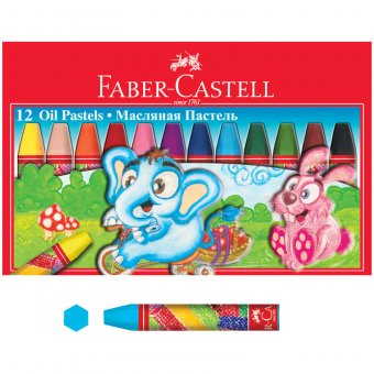 Пастель масляная Faber-Castell 12 цветов