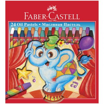 Пастель масляная Faber-Castell 24 цвета