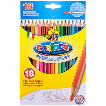 Карандаши цветные "Carioca" 18 цветов, европодвес